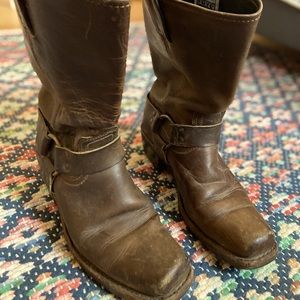 Vintage Frye Motorcycle Boots